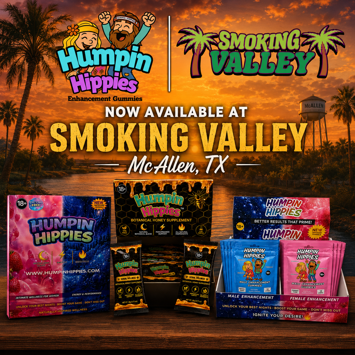 Humpin Hippies Now Available at Smoking Valley | McAllen, TX
