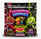 (Distro Pricing) Humpin Hippies Double Stack Male Enhancement Gummies – Sour Cherry & Sour Lime – 30-Pack Display Box | 50+ Boxes MOQ | Ships November 1st–November 5th