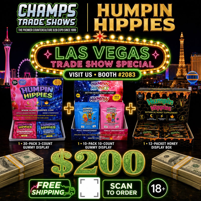 Las Vegas Trade Show Special | 1x 30-Pack Gummy Gravity Box | 1x 10-Bag Gummy Display Box | 1x 12-Packet Honey Box