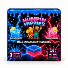 Humpin Hippies Double Stack Male Enhancement Gummies – Blue & Pink Lemonade – 30-Pack Display Box