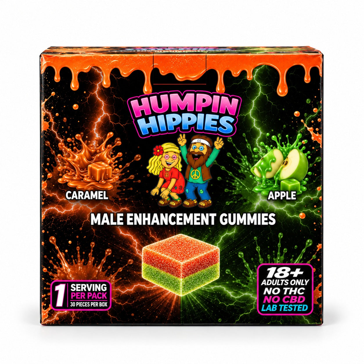 Double Stacks caramel apple display box