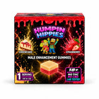 Humpin Hippies Double Stack Male Enhancement Gummies – Cheesecake & Strawberry – 30-Pack Display Box