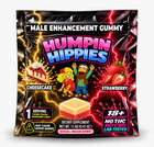 (Distro Pricing) Humpin Hippies Double Stack Male Enhancement Gummies – Cheesecake & Strawberry – 30-Pack Display Box | 50+ Boxes MOQ | Ships November 1st–November 5th