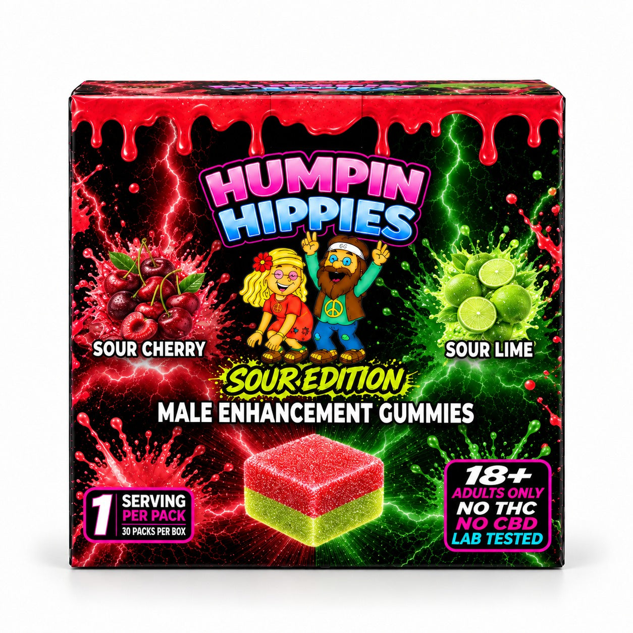 Double Stacks sour cherry sour lime display box